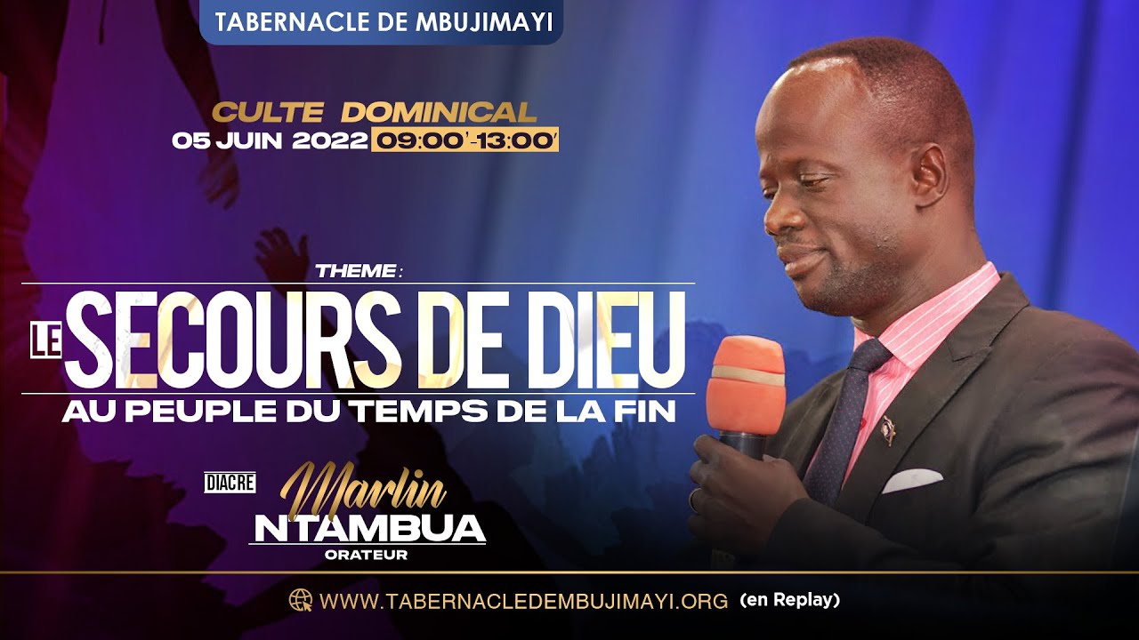 Le secours de Dieu au peuple du temps de la fin/Diacre Marlin NTAMBWE/Culte dominical du 05.06.2022
