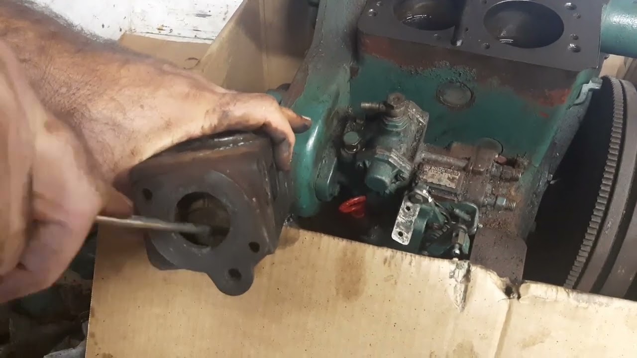 Partly disassemble Volvo Penta MD6A, MD7A, MD7B part 2.