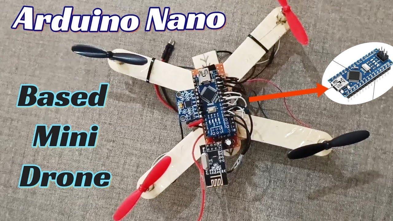 Make a Cheapest Mini Drone Using Arduino Nano Board | Low Price Drone |Simple Cheapest Drone