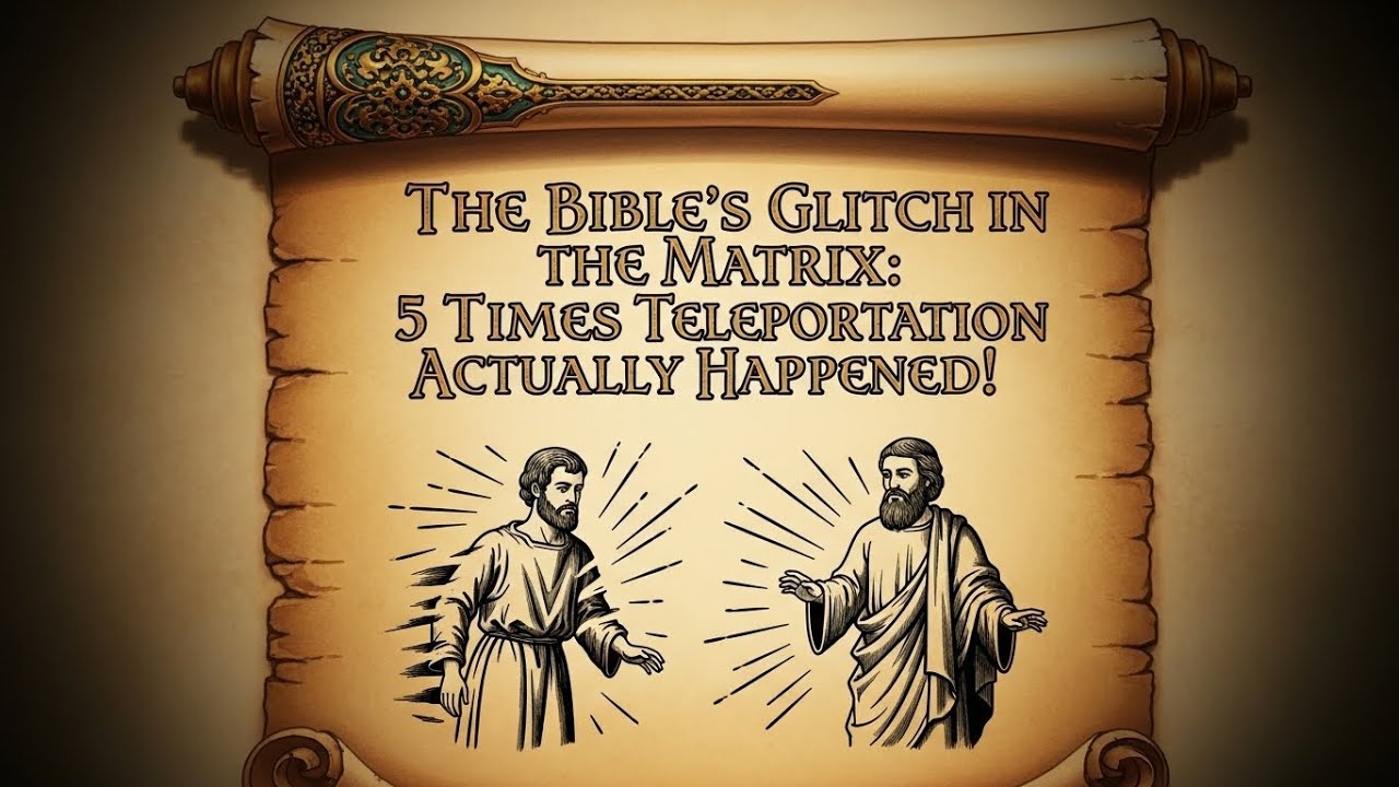 🚨 THE BIBLE’S GLITCH IN THE MATRIX: 5 Times Teleportation Actually Happened! 🛸📖