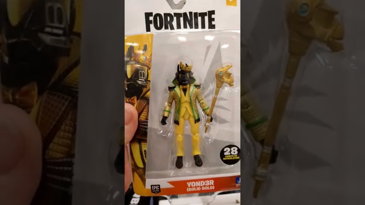 FORTNITE 2022: YOND3R SOLID GOLD, AGENT JONES, MANCAKE, RAZ | Solo Mode #figure #jazwares #fortnite
