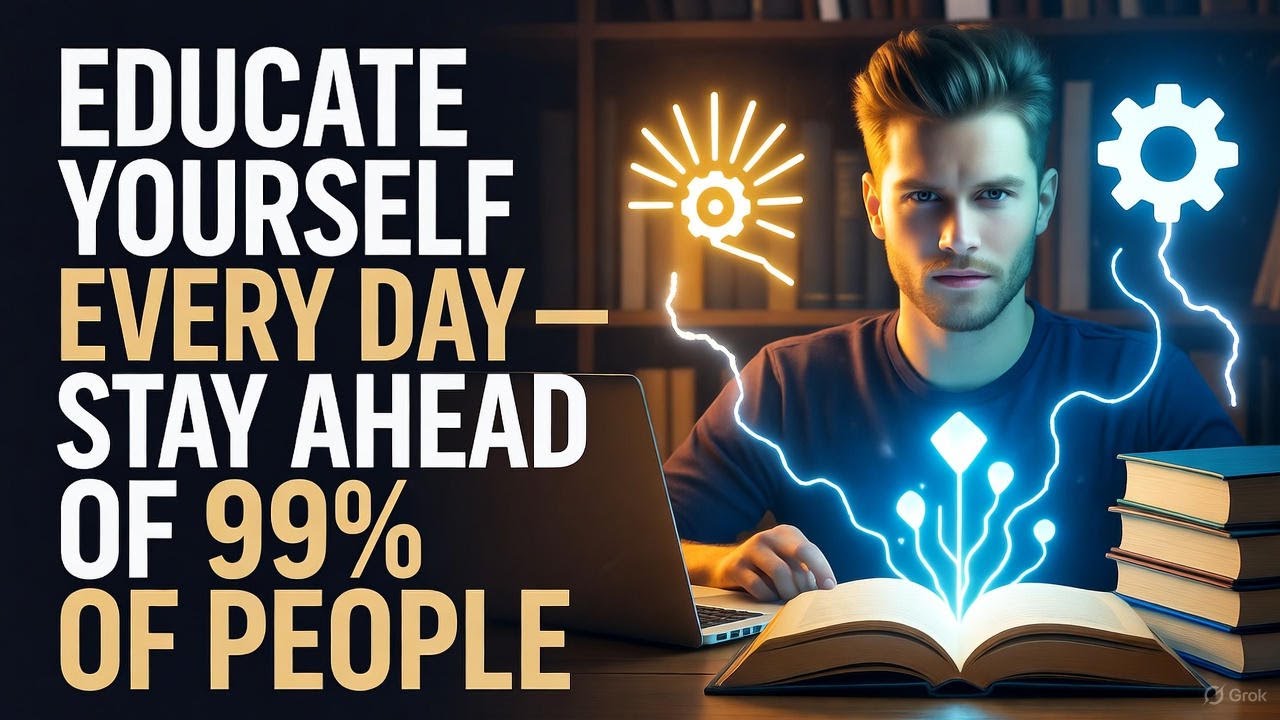 EDUCATE YOURSELF EVERY DAY — STAY AHEAD OF 99% OF PEOPLE
