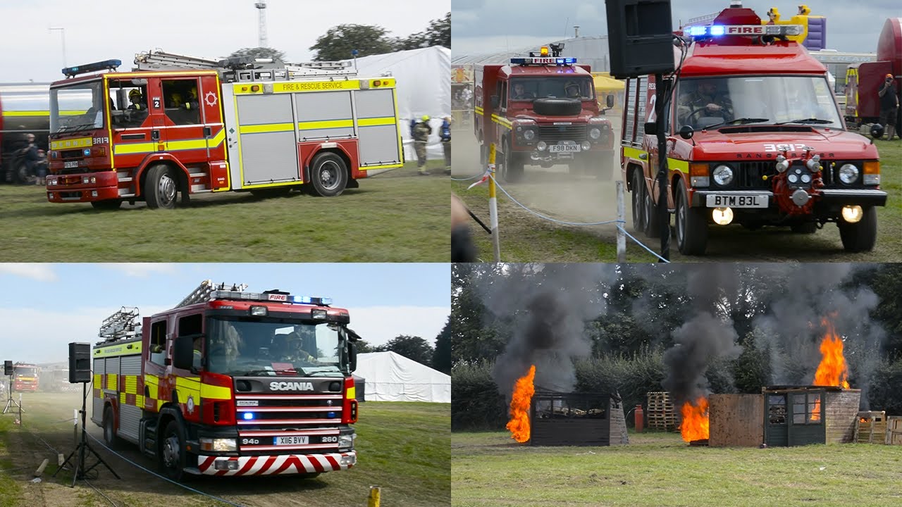Headcorn Fire Show 2021 - Classic Fire Engines & Live Fire Demonstrations!