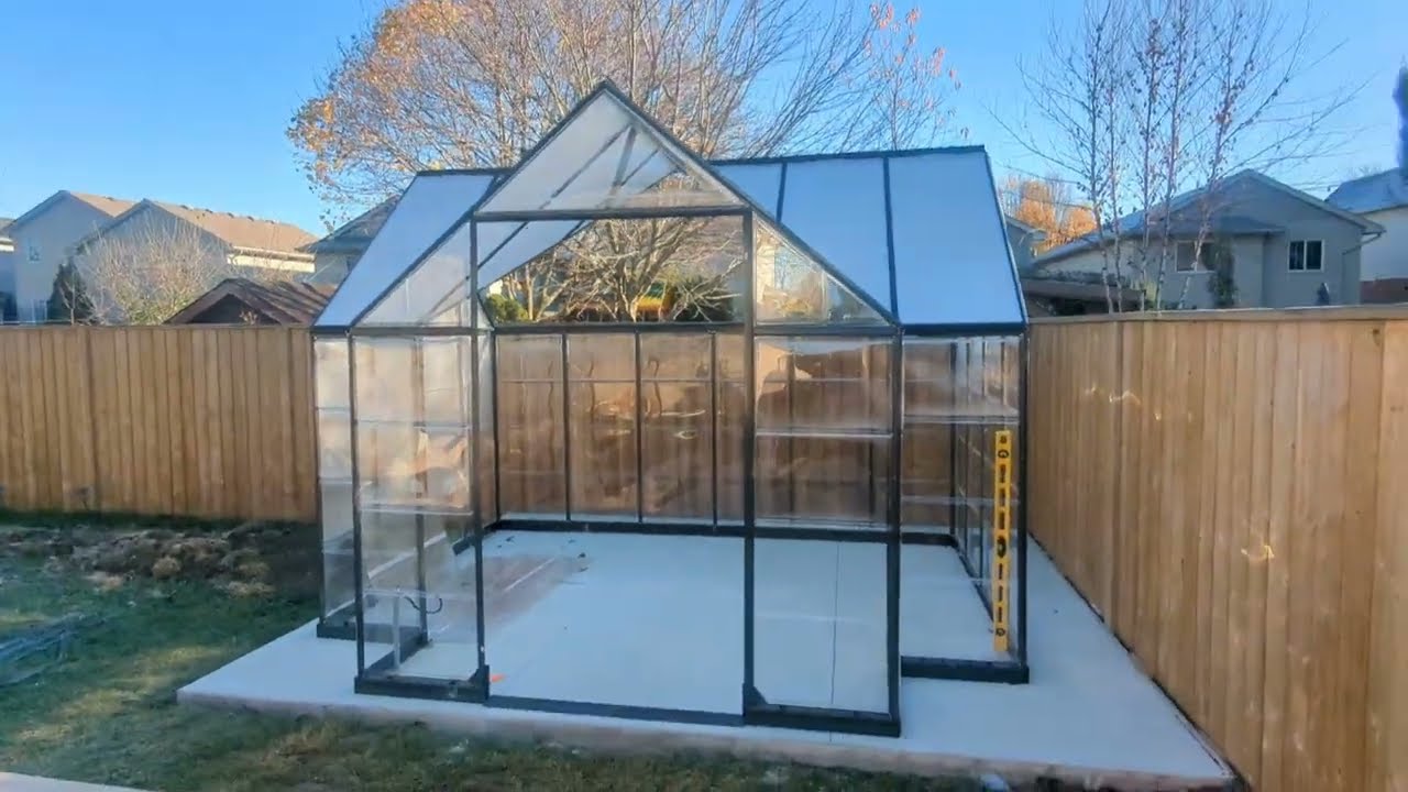 Installing a Victory Orangery Greenhouse, steps  Mishaps/Errors Part 3 of 4 #TowneBlvdTiy