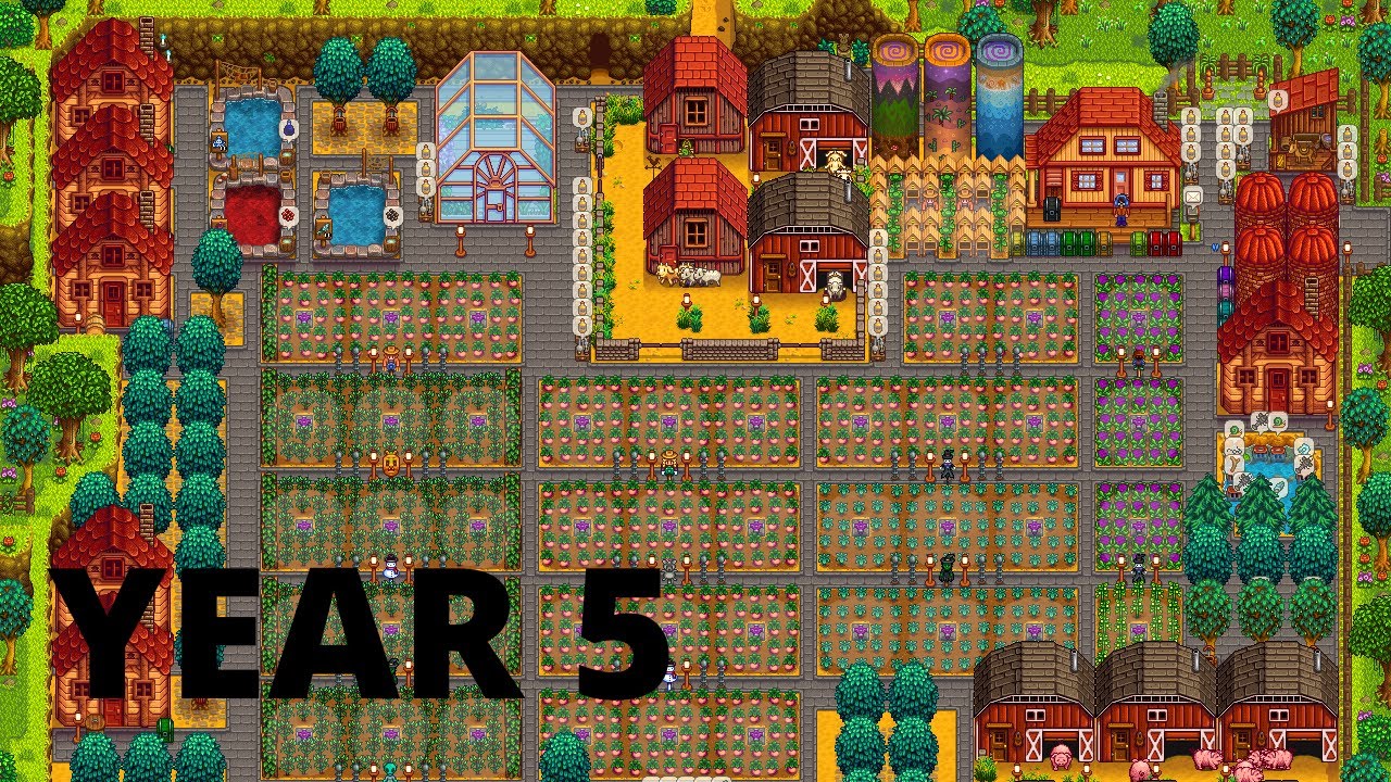 YEAR 5 - Stardew Valley Farm Tour - NO MODS