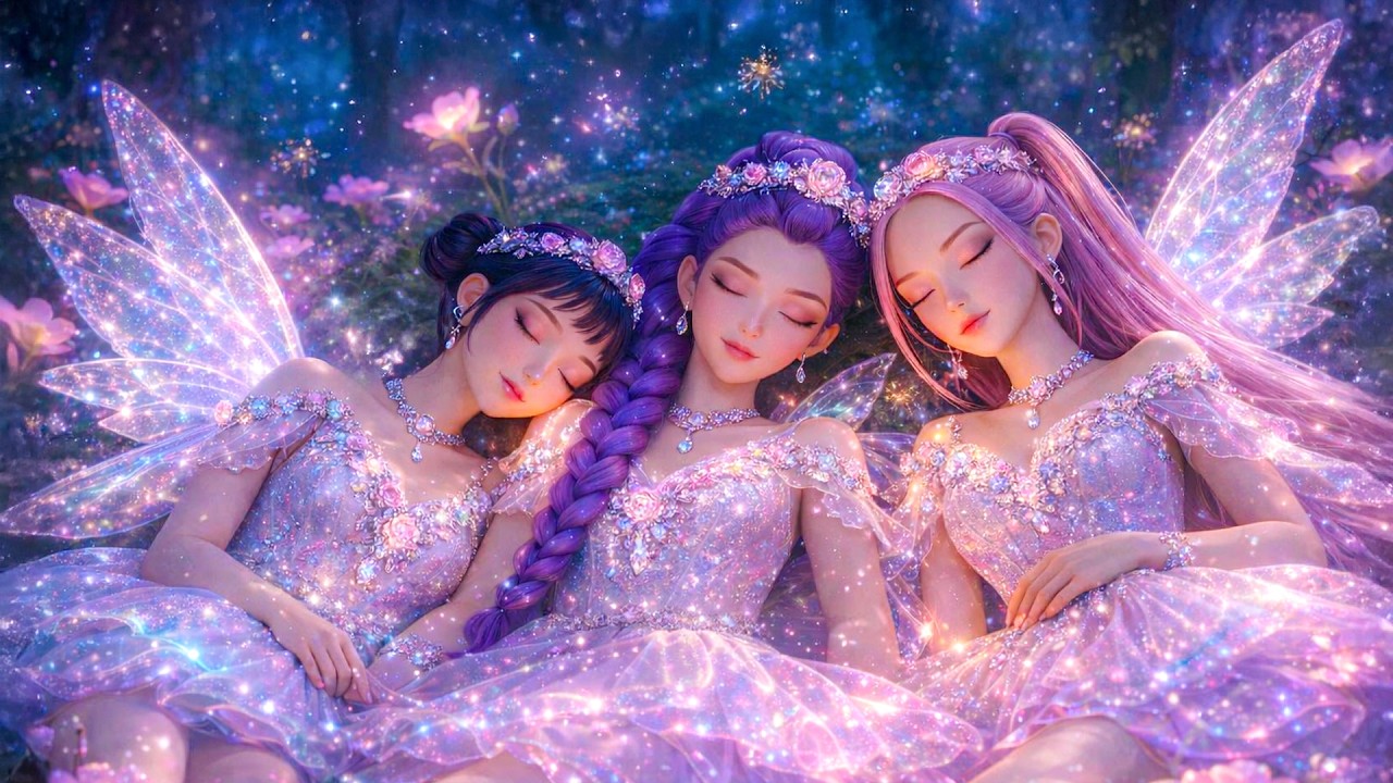 Музыка для глубокого сна с Хантрикс из K-pop Demon Hunters - Fairy Dreamscape: Huntrix Girls ✨