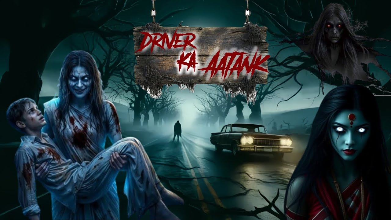 ड्राइवर का आतंक।  Hindi horror story।  Really horror। Bhutiya kahaniya। Haunted cartoon। 