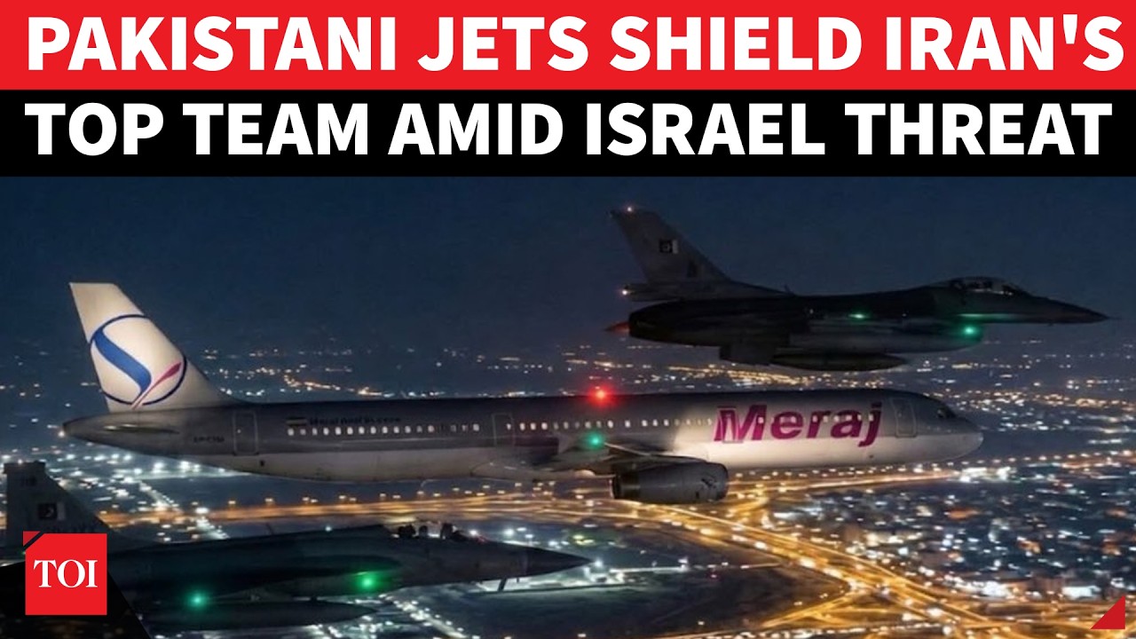 DRAMATIC ARRIVAL: Iran Officials In Islamabad Under Heavy Pak Air Force Escort Amid Israel Threat