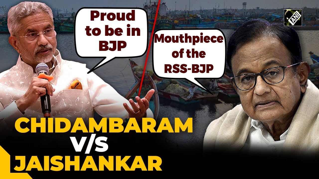 “Proud to be in BJP…” EAM Jaishankar counters P Chidambaram’s ‘Mouthpiece of RSS-BJP’ barb