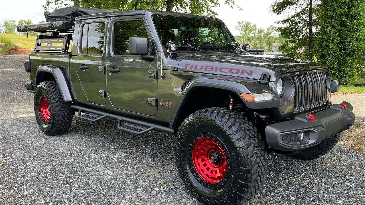 Обзор Jeep Gladiator Overland Covert Edition || Granite Crystal 2021 года, уровень 35