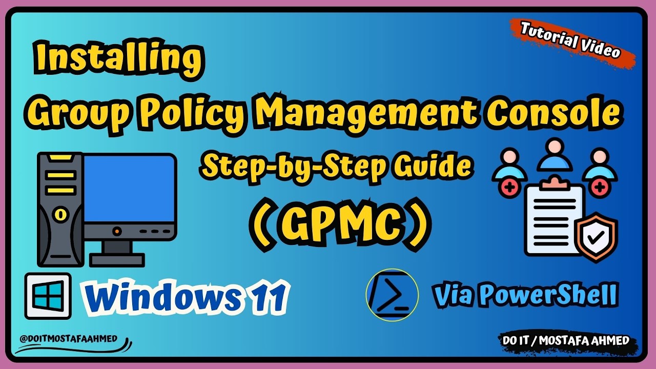 How to Install Group Policy Management Console (GPMC) on Windows 11 ✔