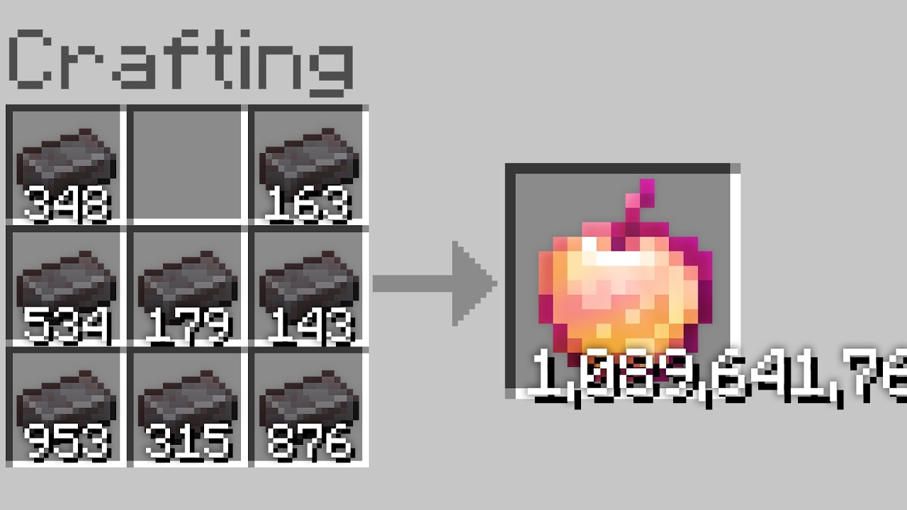 Minecraft but Crafts are Super Random...