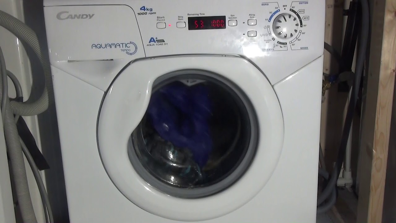 Candy Aquamatic Tempo AQUA1042D1 - Rapid 59' (Full cycle)
