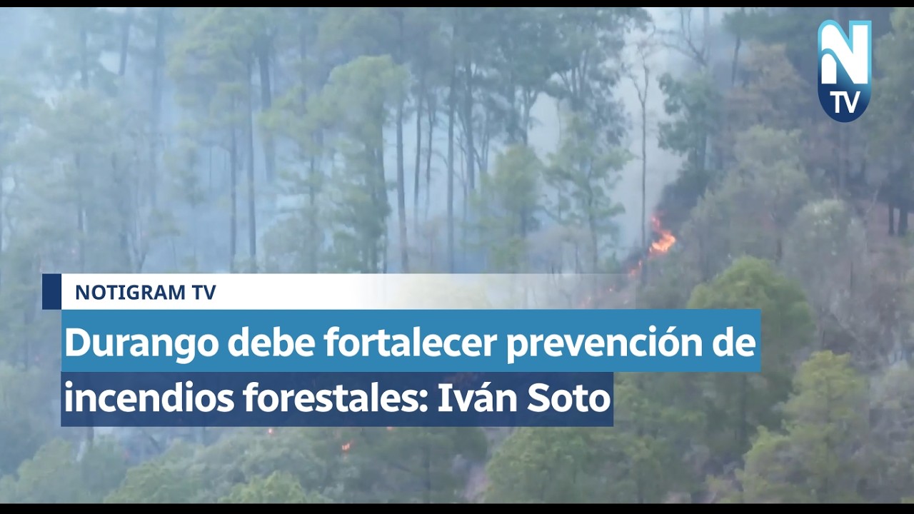 Durango debe fortalecer prevención de incendios forestales: Iván Soto