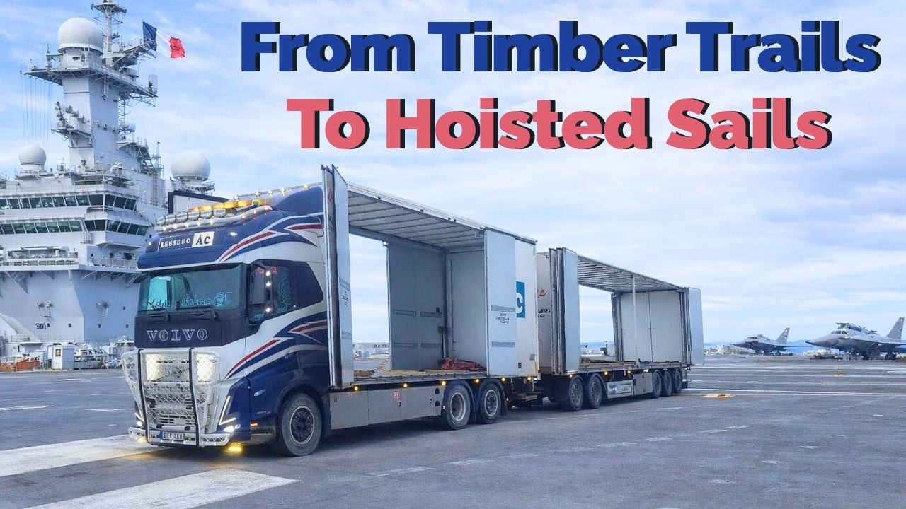 TRUCKVLOG #34 | From Timber Trails To Hoisted Sails | #swedishpete