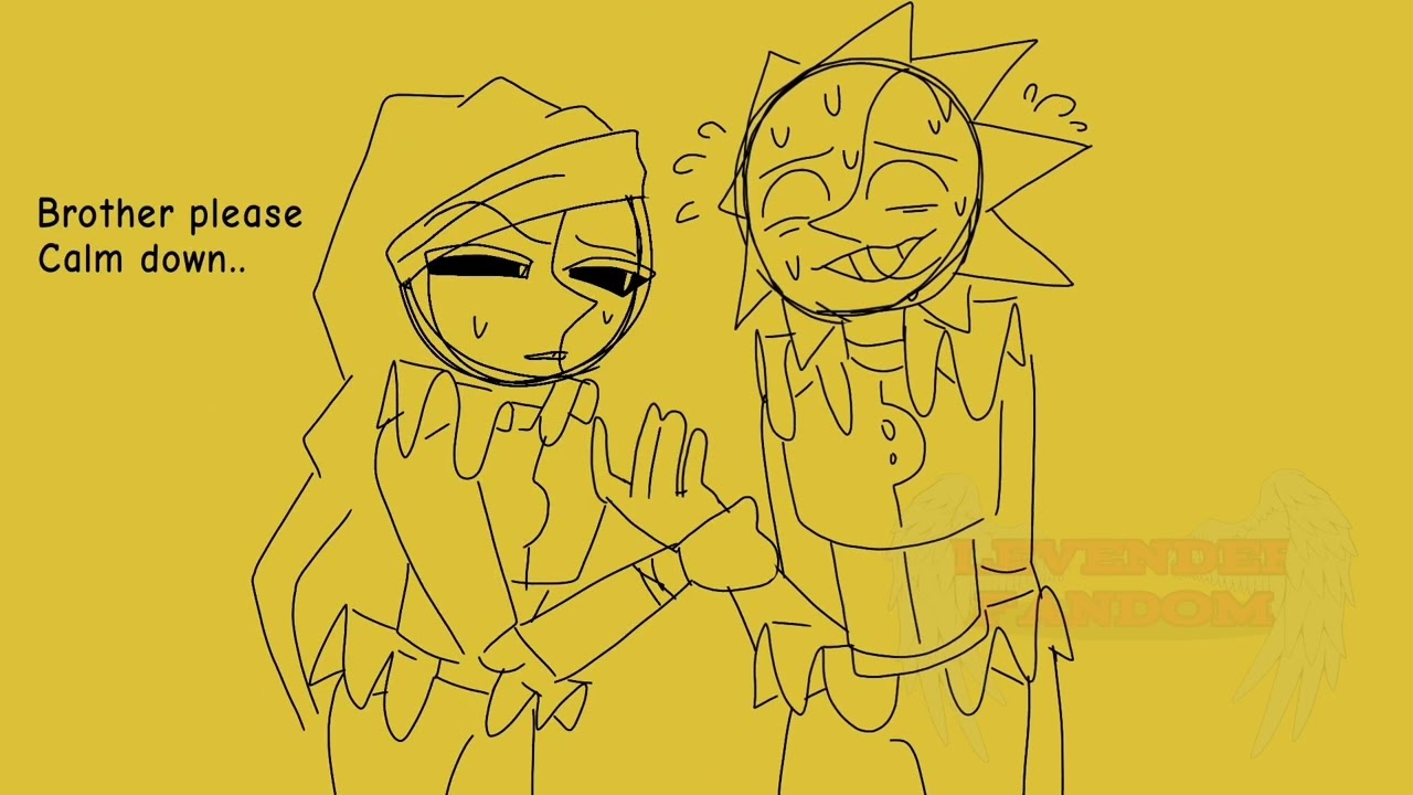 Idk what anixiety is but i think sun is panicking in the backrooms. _.