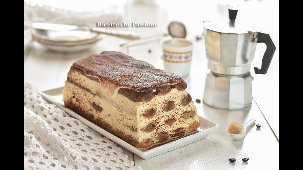Tiramisù  alla nutella - Mattonella di tiramisù con cuore di nutella - Ricette che Passione
