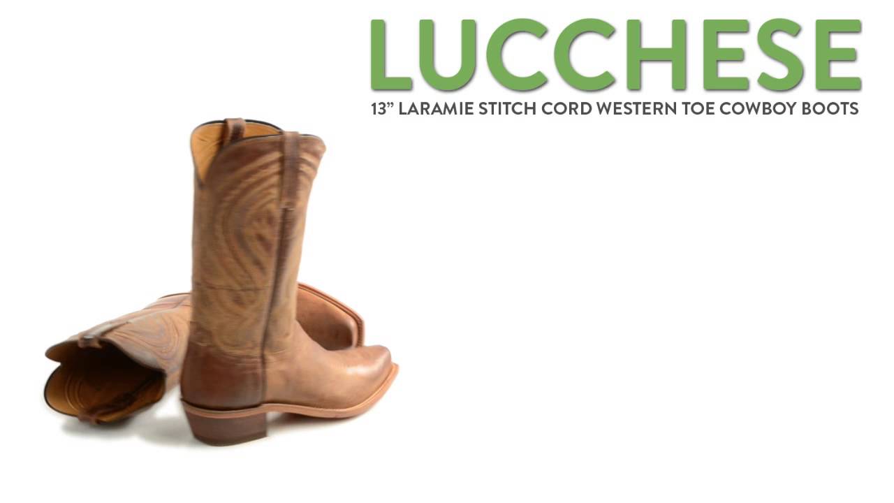 Lucchese Laramie Cowboy Boots - 13&rdquo;, Western Toe (For Men)