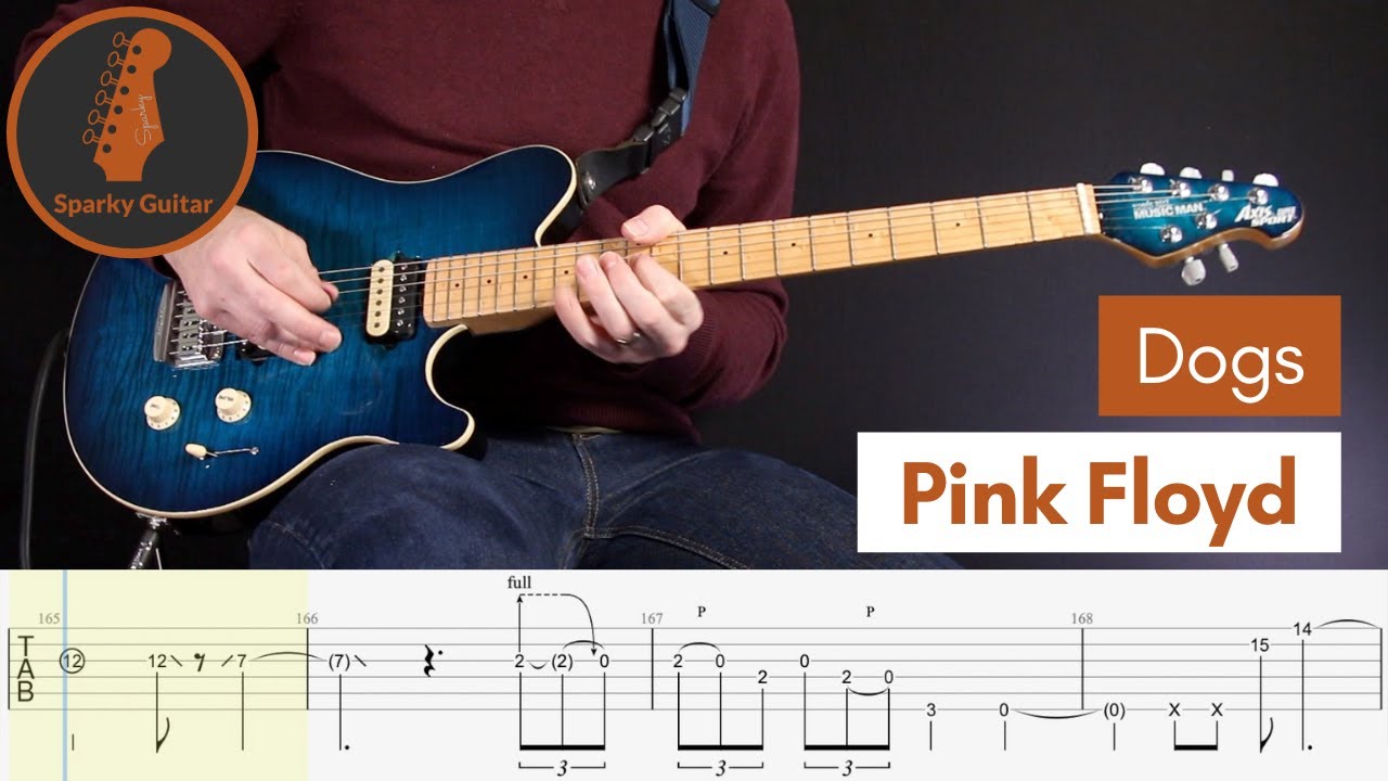 Dogs - Pink Floyd (Guitar Cover #110 with Tabs)