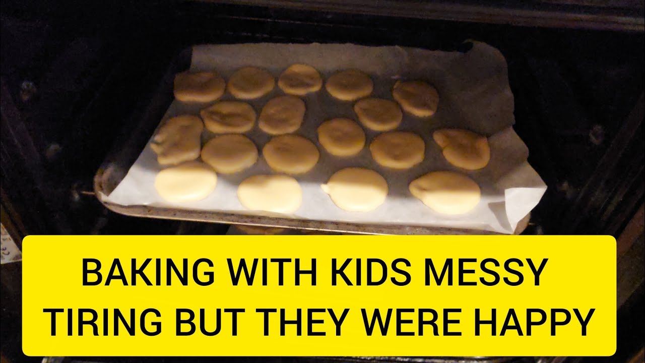 Messy Biscuits Baking  with my kid's there was some chaos-(But It was Worth it❤) @mariettaetcetera