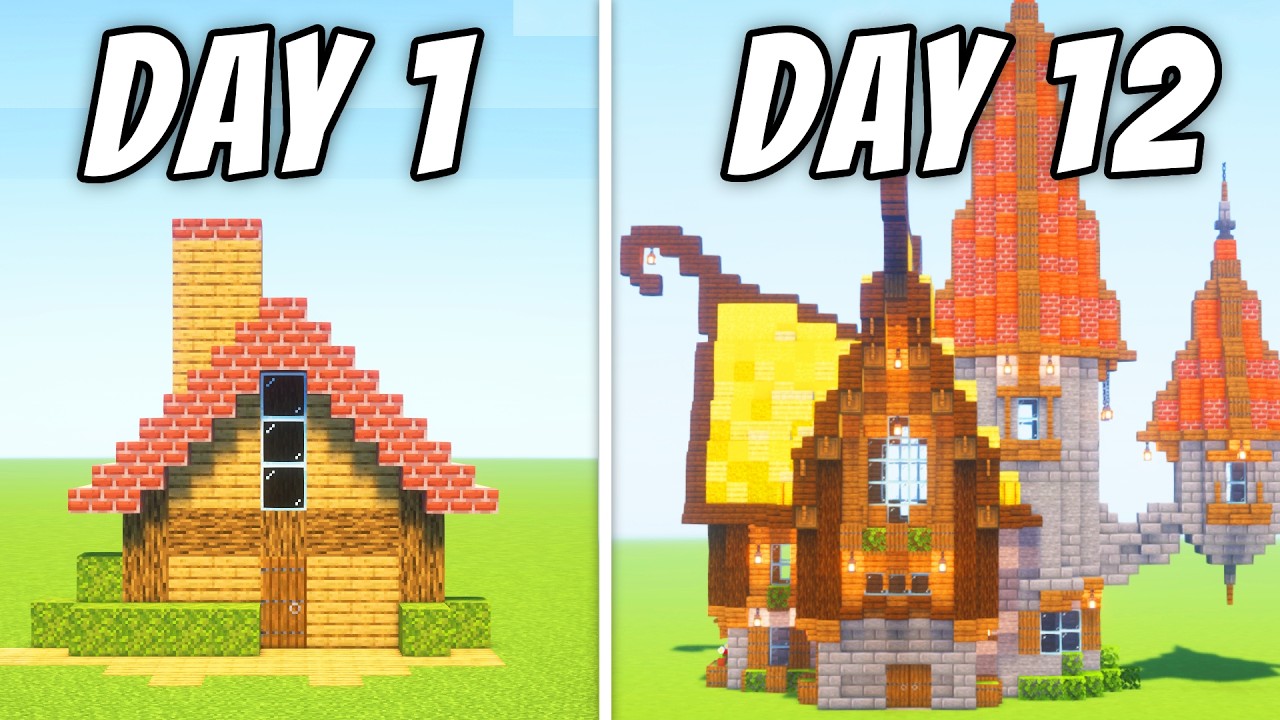 I Spent 15 Days Learning to Build in Minecraft