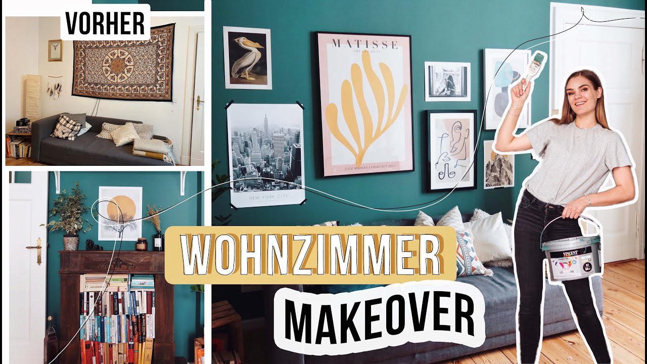 Extrem Wohnzimmer Makeover in 24h *Pinterest Goals* - Teil 10 // I'mJette