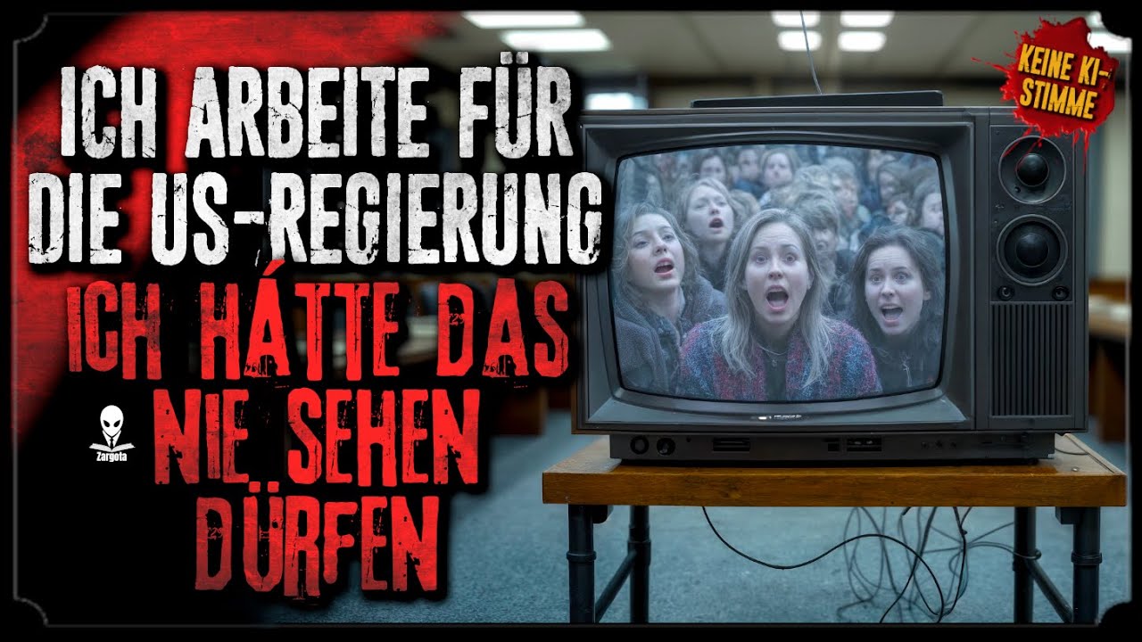 ICH ARBEITE FÜR DIE US-REGIERUNG 📺 Creepypasta (Horror Hörbuch german/deutsch)