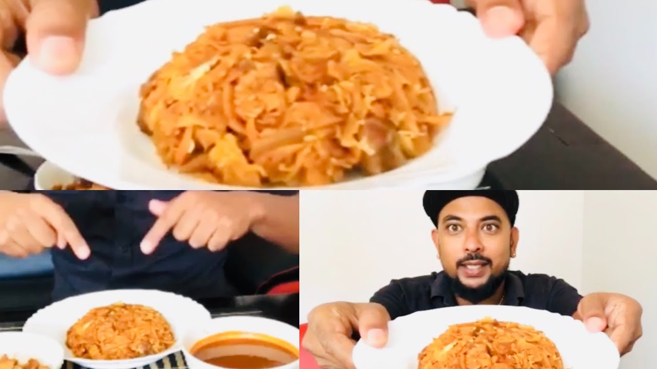 KOTTU ROTI  AU POULET / KOTHU PAROTTA AU POULET / CHICKEN KOTTU ROTI