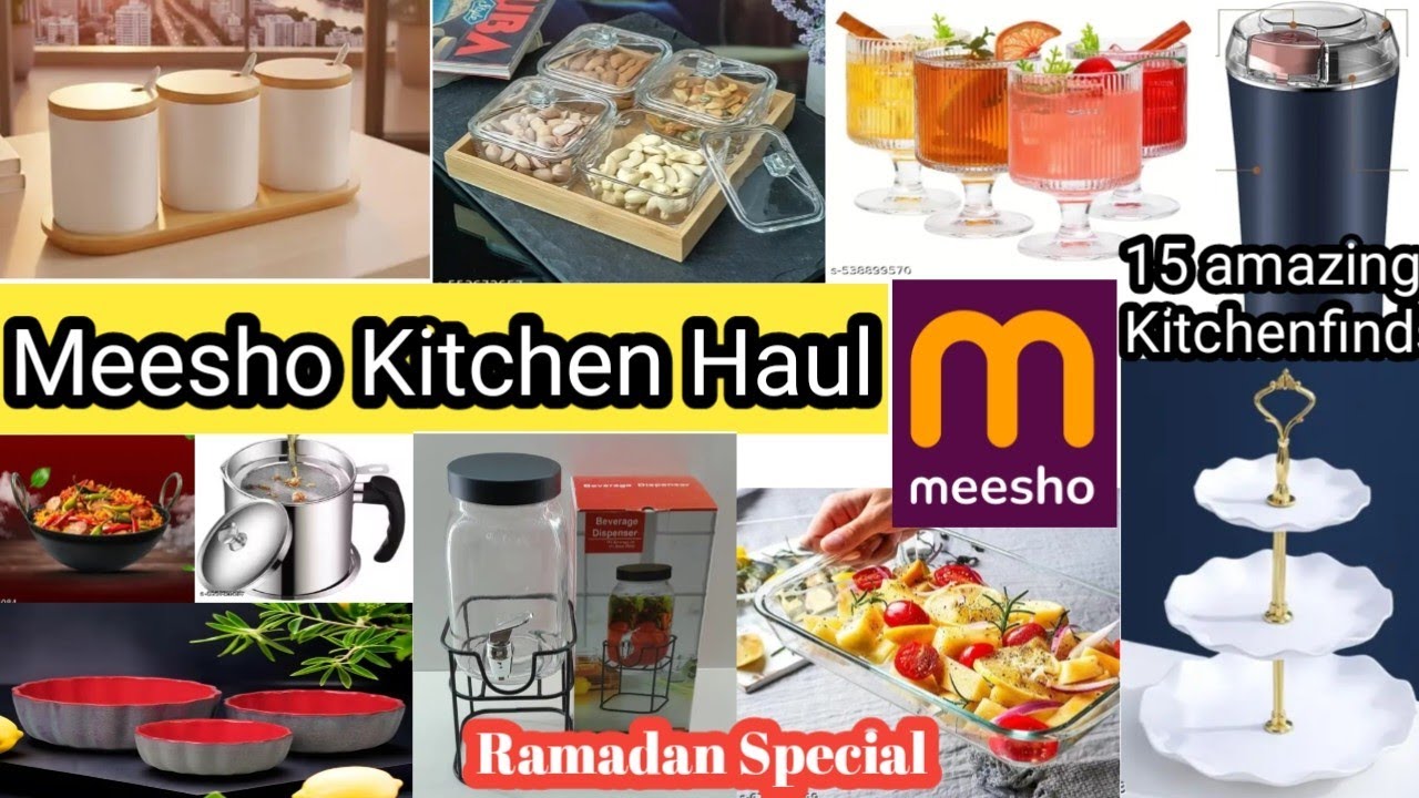 🤩Meesho kitchen haul🔥/15Musthave kitchenfinds from meesho @meeshoapp