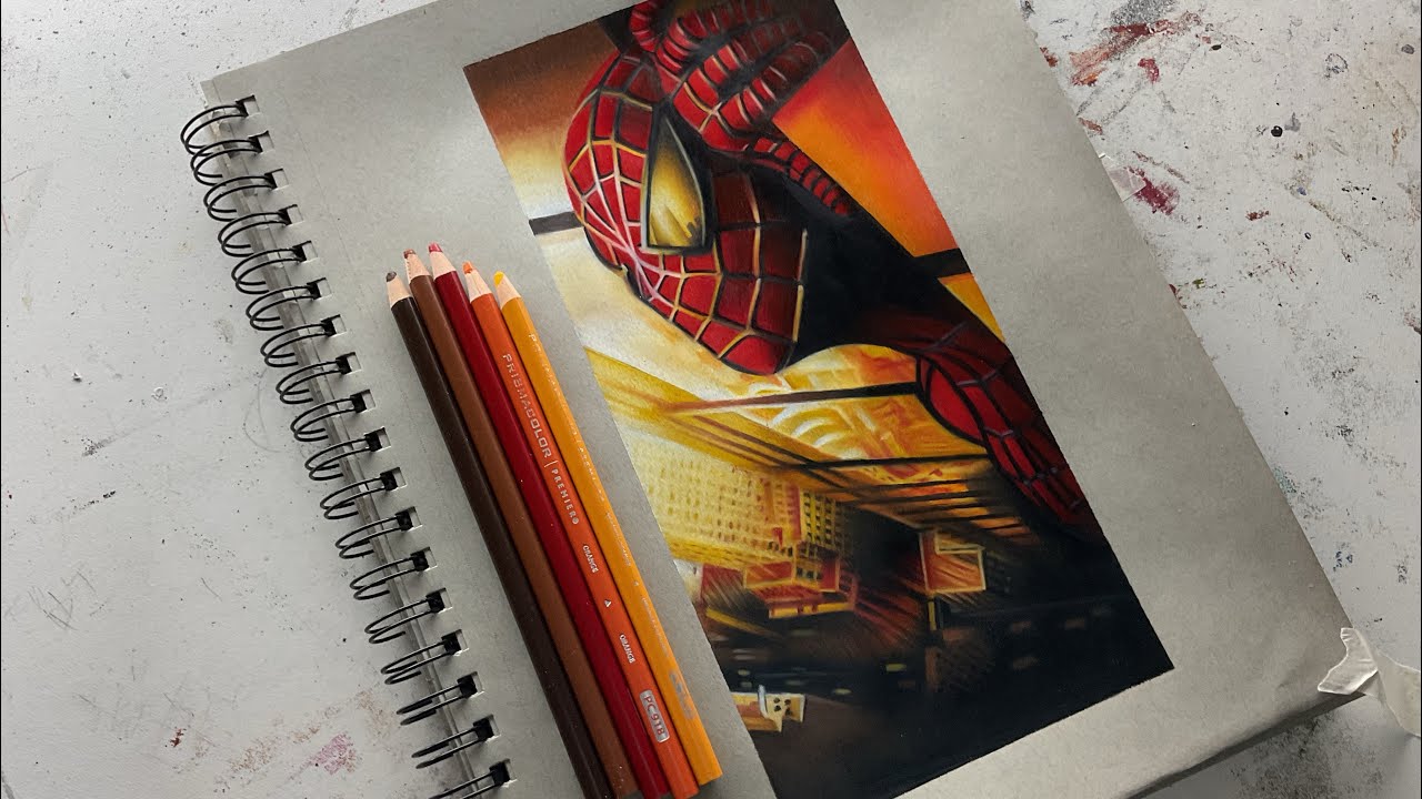 Spider-Man Drawing \\ Timelapse 