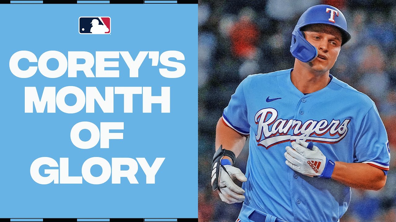 Corey Seager's MONTH OF GLORY! The Rangers superstar SS had a great August!
