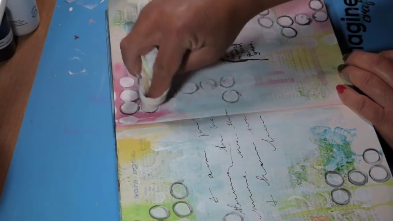 Mixed Media Art Journaling Techniques with Faber-Castell Gelatos