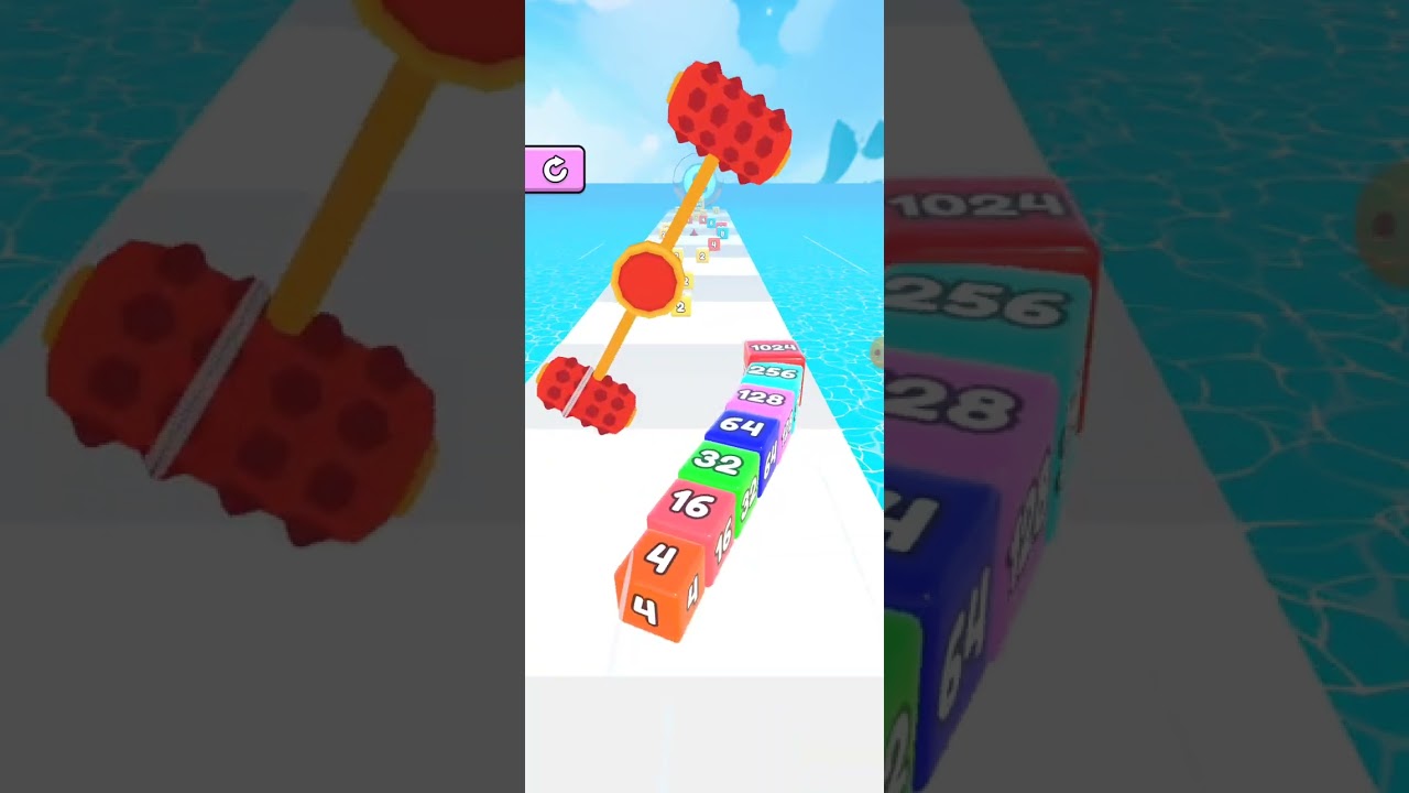Jelly Tube Run 2048 Gameplay Part 1