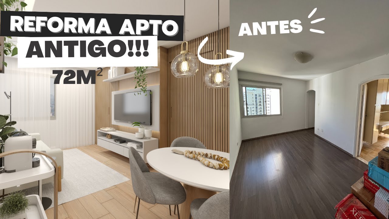 REFORMA APARTAMENTO ANTIGO 72M²