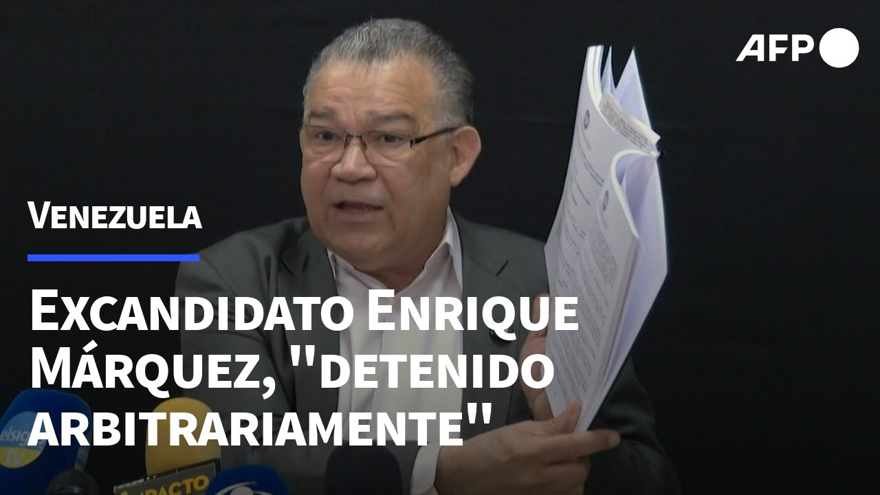 Excandidato presidencial de Venezuela Enrique Márquez 