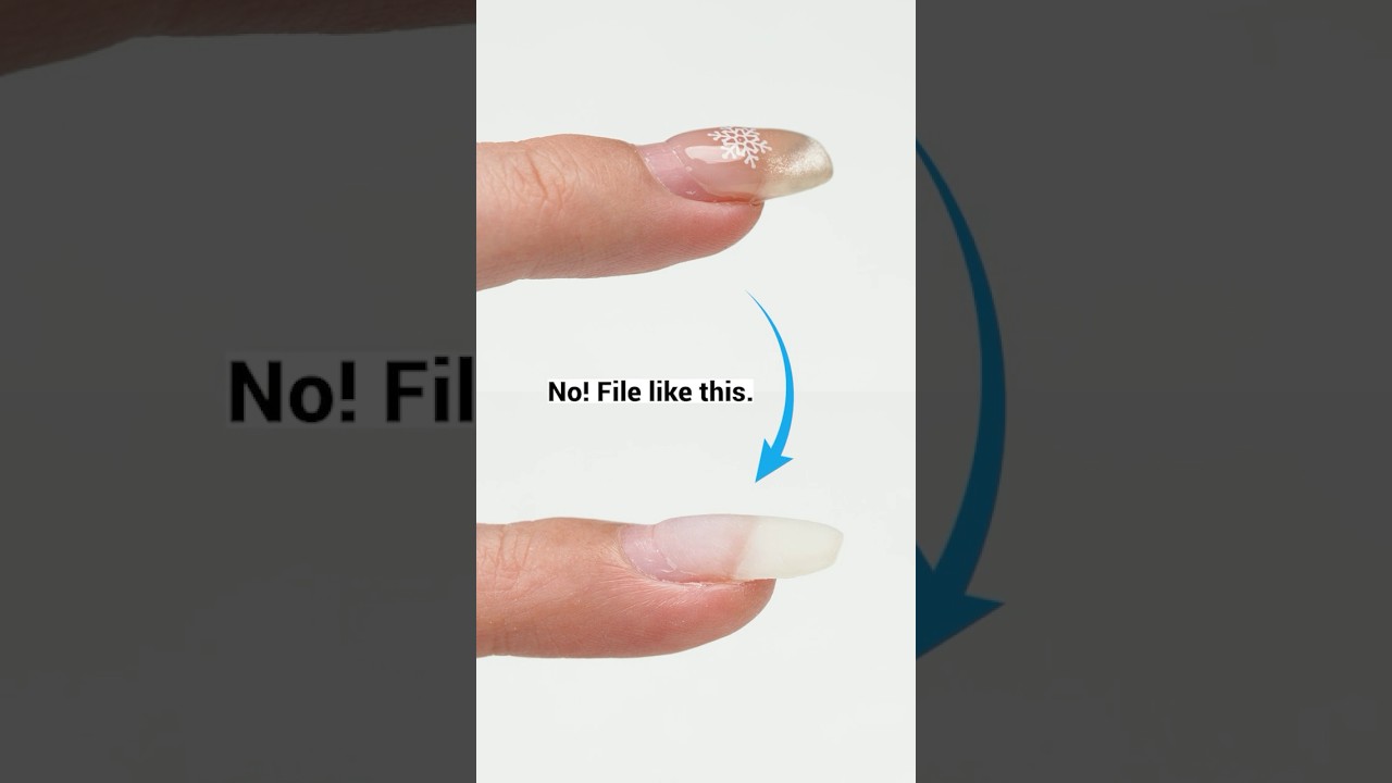 ❓Remove all the builder gel? we recommend leaving one thin layer and filling the back edge.