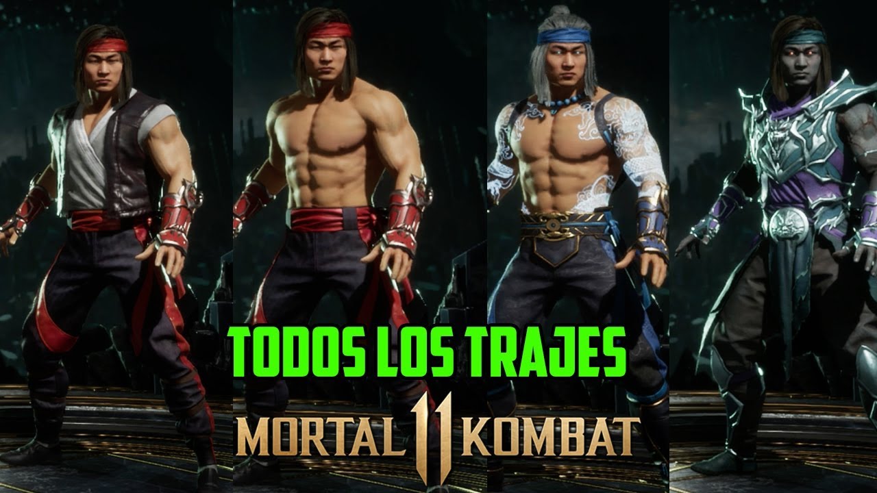 Mortal Kombat 11 | Liu Kang | Todos los Trajes, Intros y Poses |