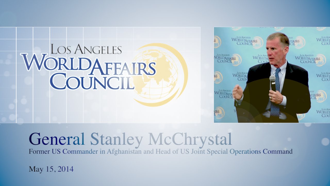 General Stanley McChrystal on Rolling Stone article
