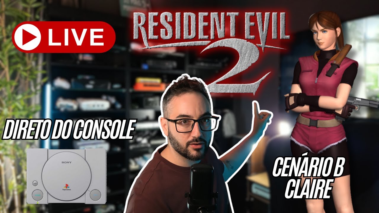Será que este é o Fim?! Claire B em Resident Evil 2 no PS1! 😬🎮