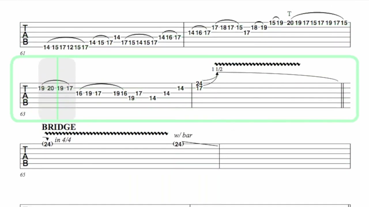 WINGER ● Seventeen [ Isolated Guitar 2 + TAB ]