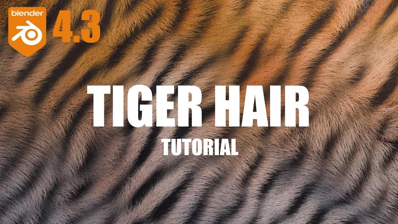 Tiger Fur Groom - Blender 4.3