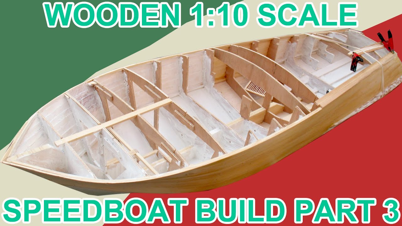 Italian Speedboat Scale Model 1:10 Scratch Build Part 3