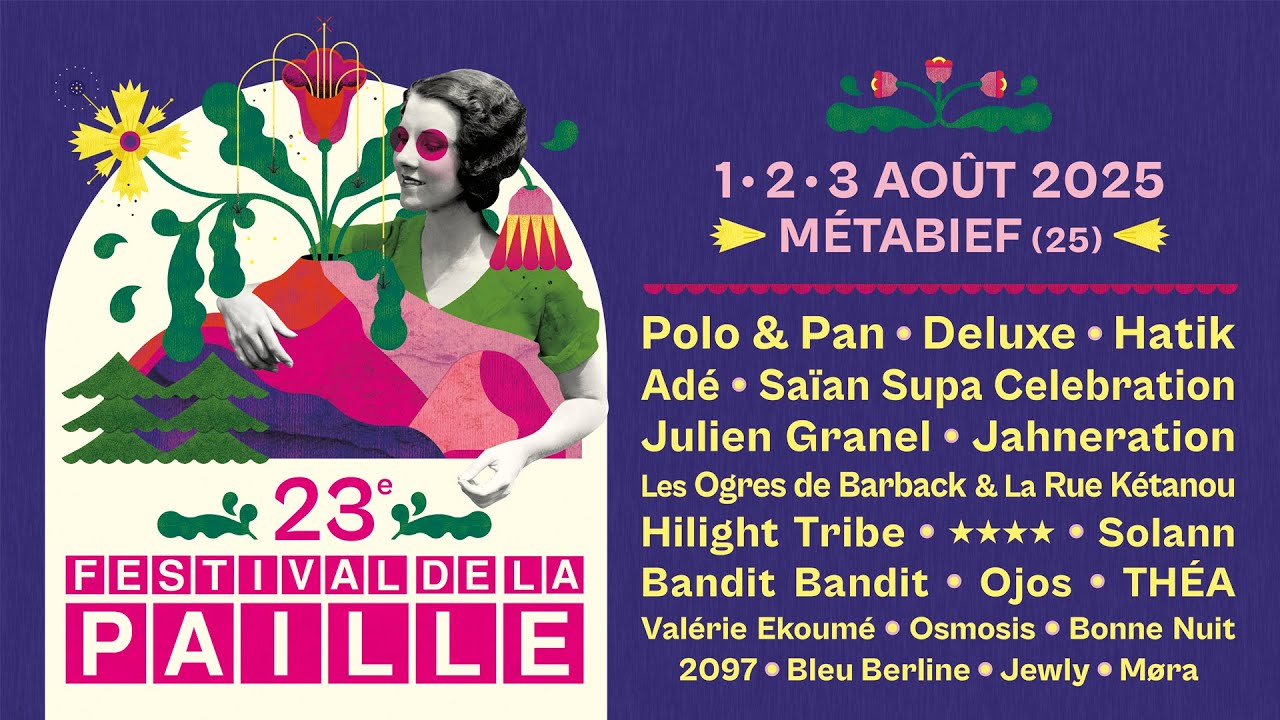 FESTIVAL DE LA PAILLE 2025 | La programmation  🎶🌼