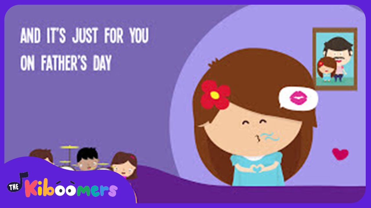 On Father's Day Lyric Video - The Kiboomers Preschool Songs & Nursery Rhymes