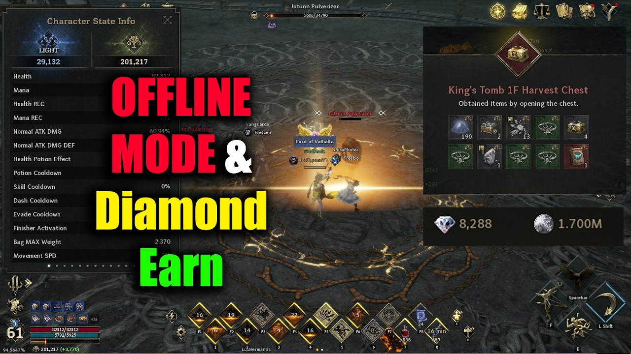 Игра Legend of Ymir: офлайн-режим и заработок алмазов.