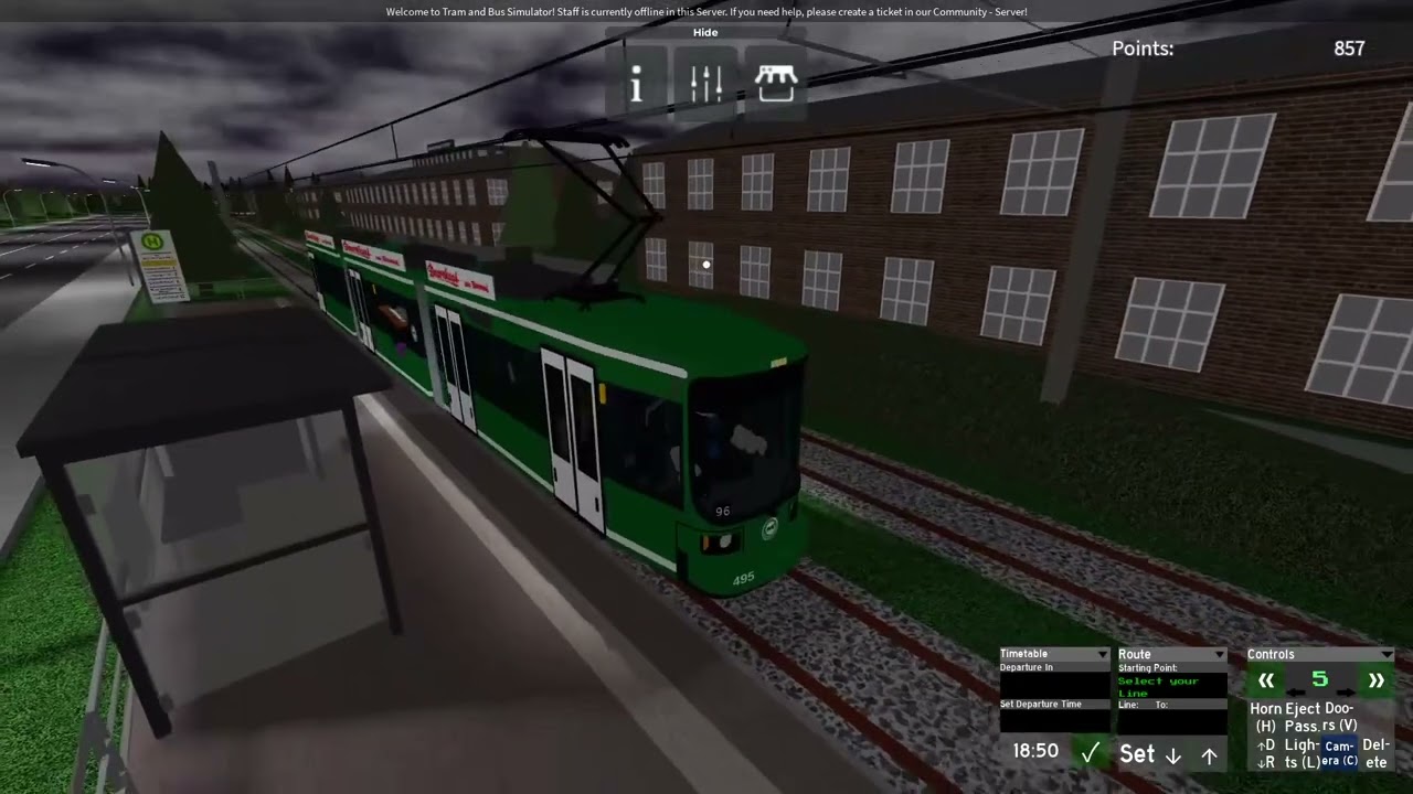 Tram Simulator Roblox #part1 #roblox 