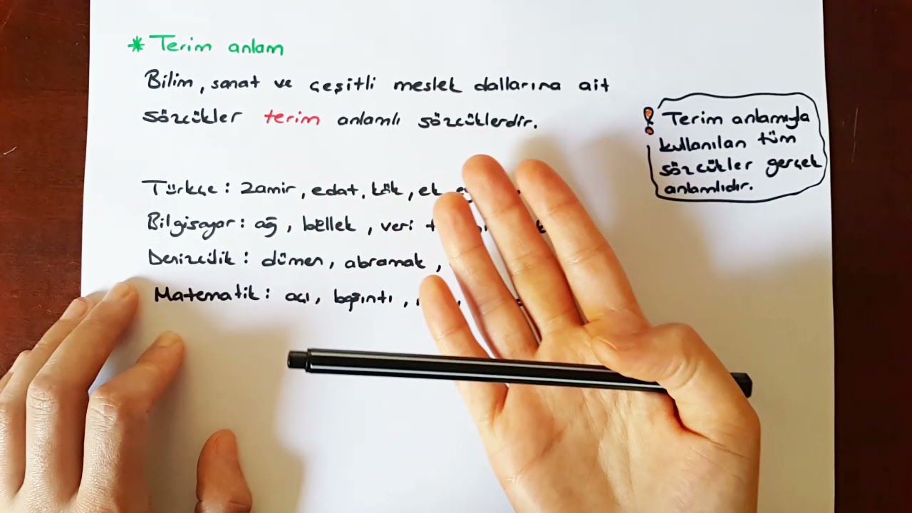 Sözcükte Anlam