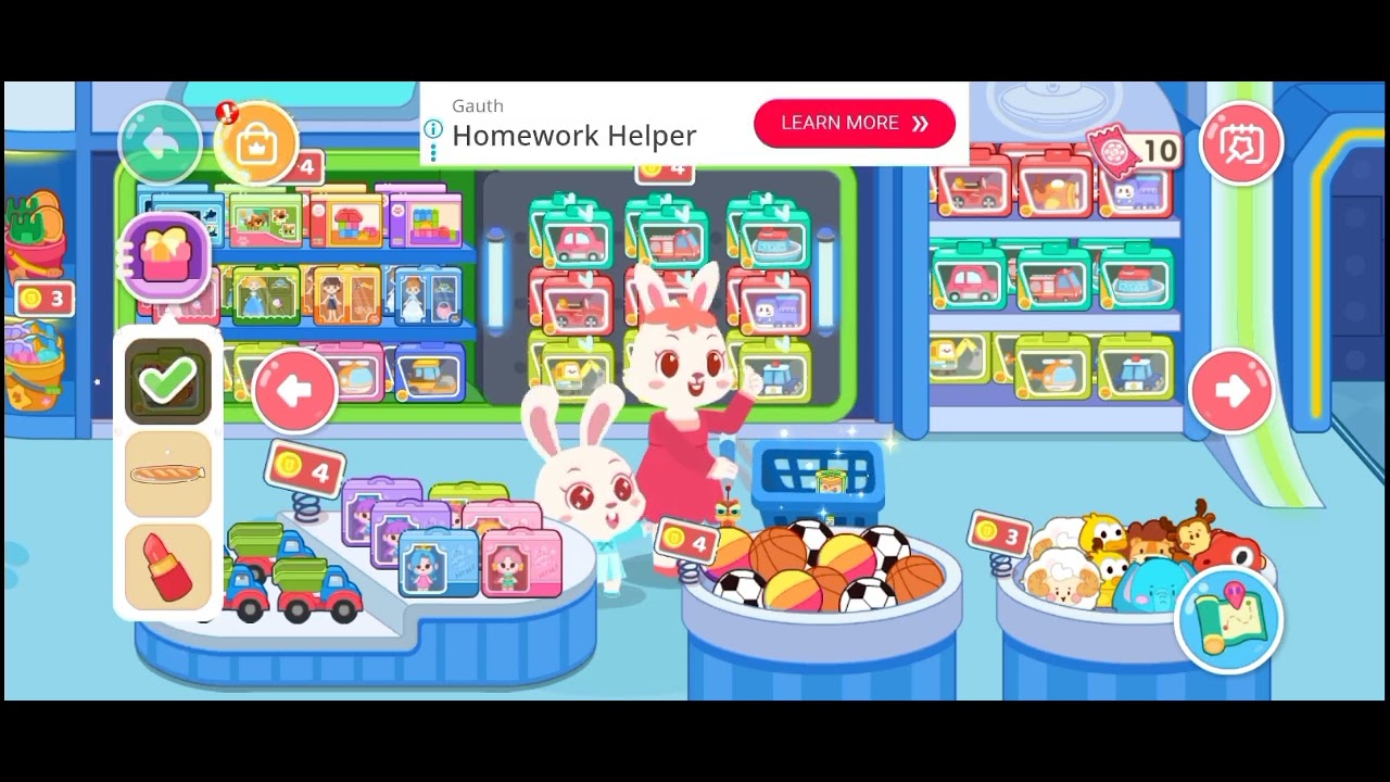 Berbelanja di SUPERmarket bersama ibu dan anak kelinci 