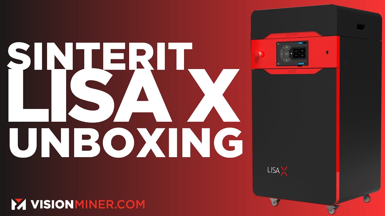 Sinterit Lisa X: The Full Unboxing Experience | Vision Miner 2024