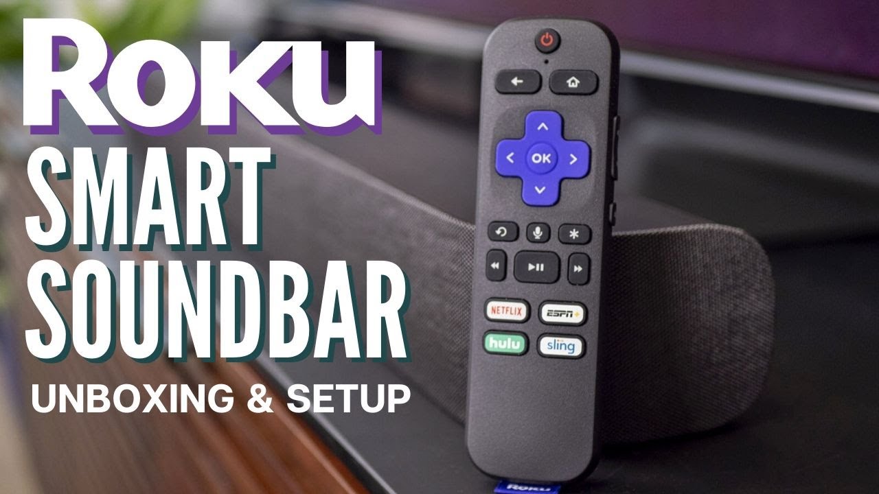 Roku Smart Soundbar Unboxing & Setup - Built in Roku Streaming!